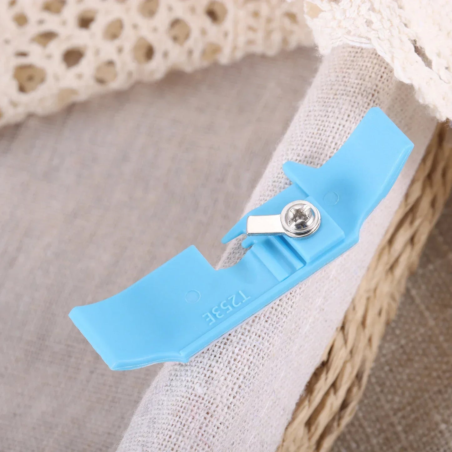 Plastic Presser Foot Bottom Plate – Overlock Sewing Machine Part