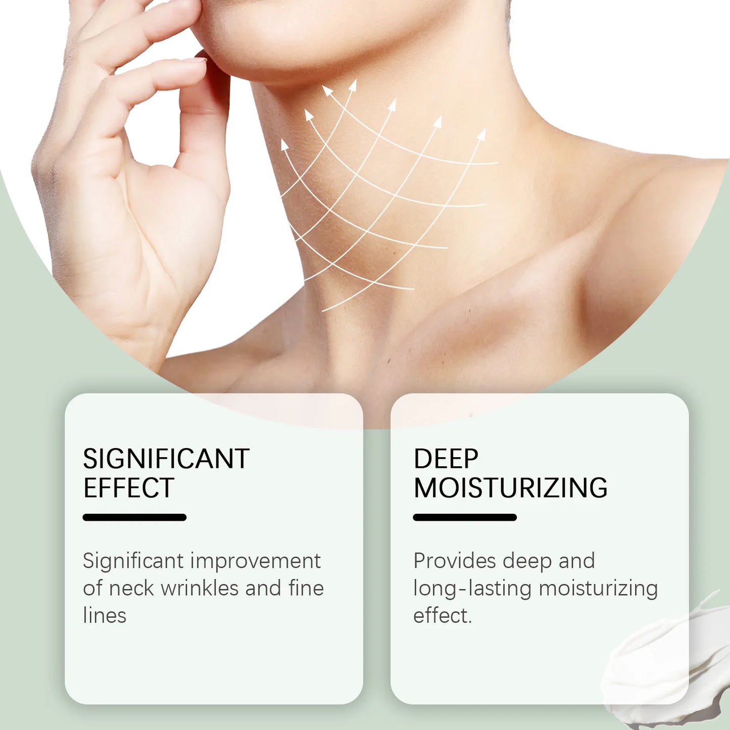 Collagen Neck Cream Anti Aging Reduces Wrinkles Lines Improve Double Chin Sagging Lifts Tightens Brighten Skin Beauty Neck Cream Peaceful Pleasures Health and Wellness