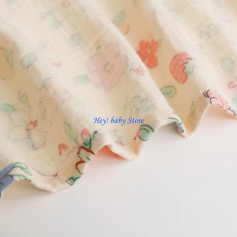 Cotton Muslin Swaddle Blanket – Soft, Lightweight Baby Wrap