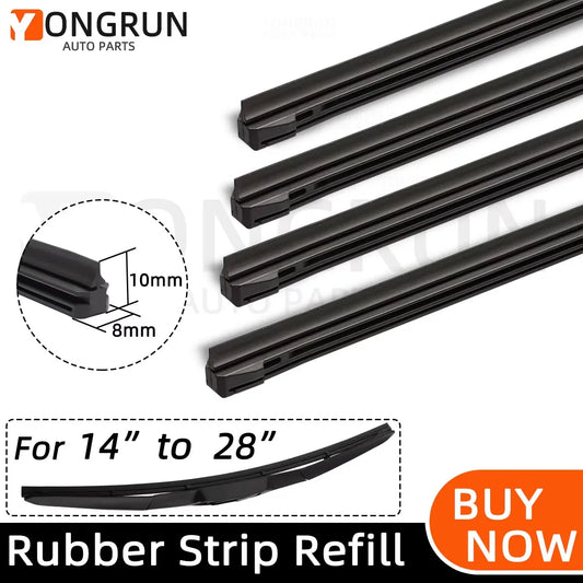 Windshield Wiper Rubber Replacement Strips – Car, Truck & SUV Peaceful Pleasures Health and Wellness