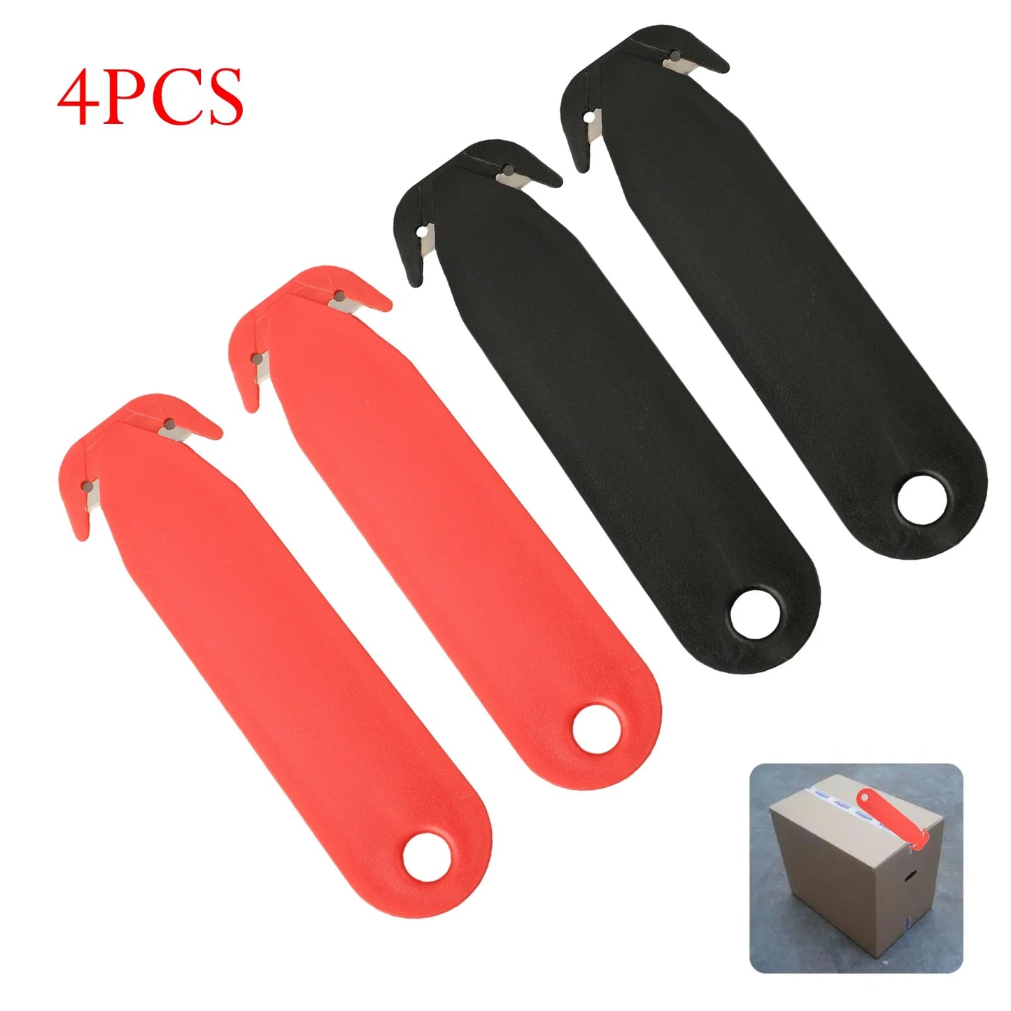Safety Box Cutter Set 4/5 Pcs – Letter Opener & Film Cutter