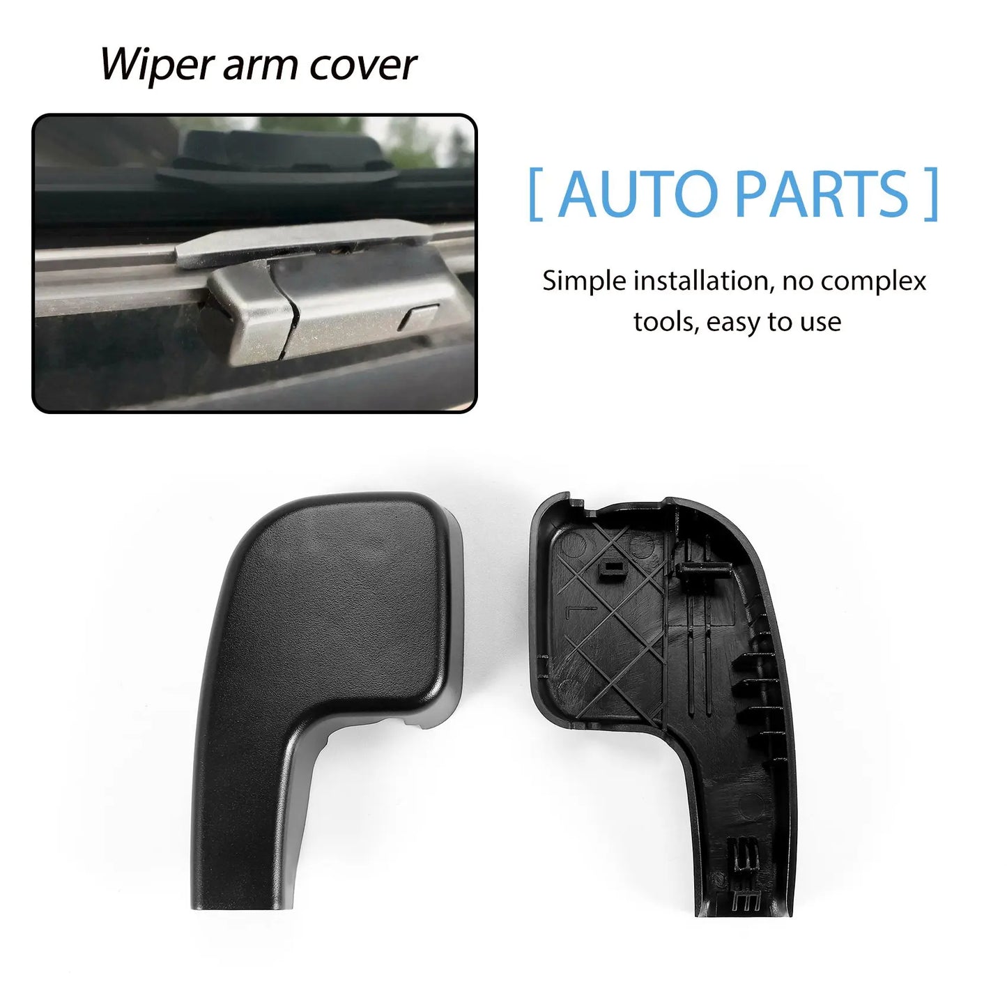 2X New Front Windshield Wiper Arm Covers Caps for Bmw 3 E90 E91 E92 61617138990 Peaceful Pleasures Health and Wellness
