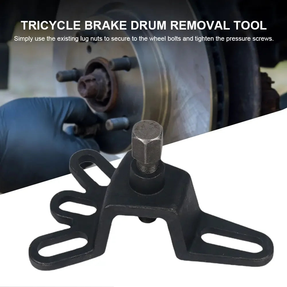Universal Brake Drum Puller Tool 4 Hole Wheel Hub Puller Repair Tool Handheld for Motorcylce Accessories for Tricycle Motorbike Peaceful Pleasures Health and Wellness