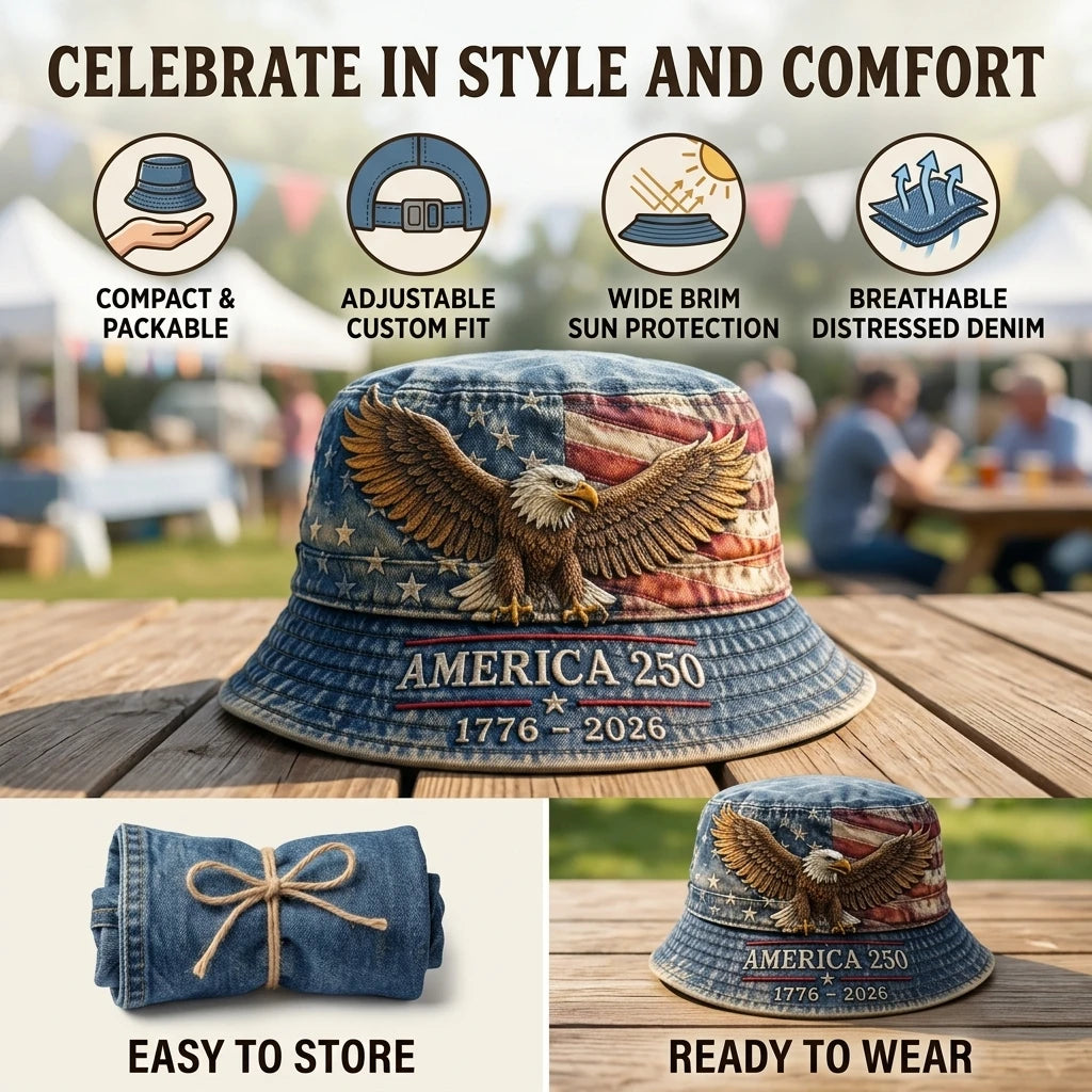 250 Anniversary Edition Sun-Protection Fishing Hat Lightweight Adjustable Outdoor Cap for Men and Women Peaceful Pleasures Health and Wellness