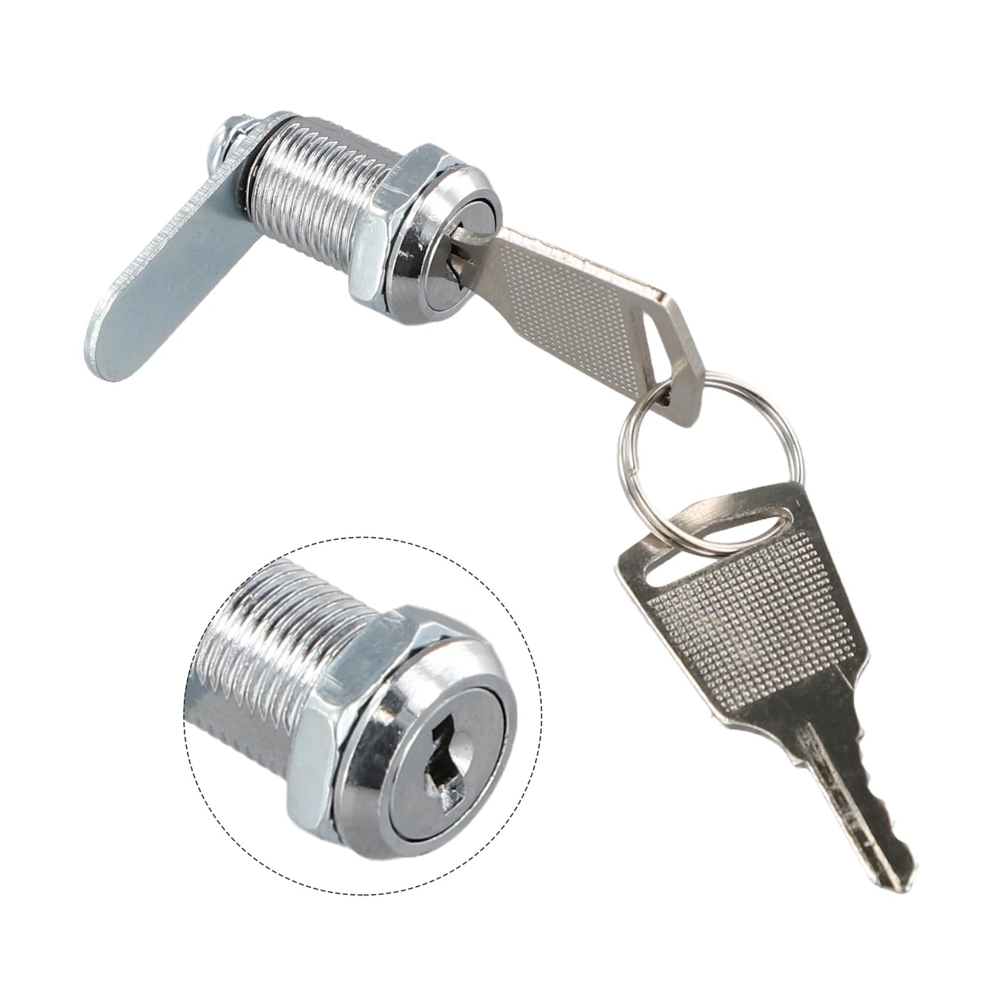 Aluminum Alloy Drawer Lock Cabinet Mailbox Filing Furniture Key
