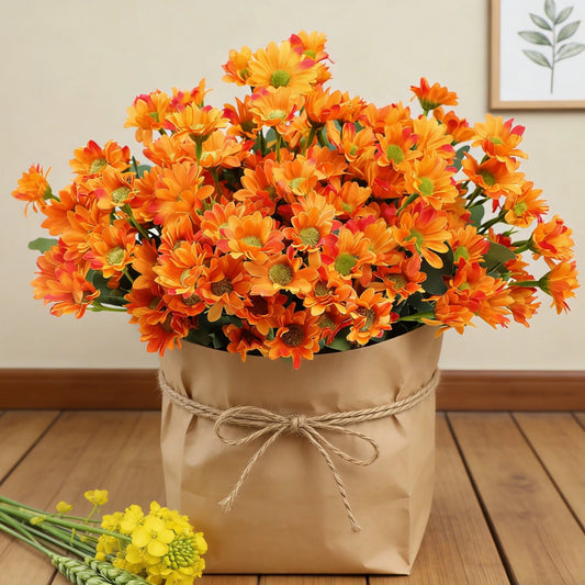 Silk Daisy Artificial Flowers – Wedding, Home & Party Décor