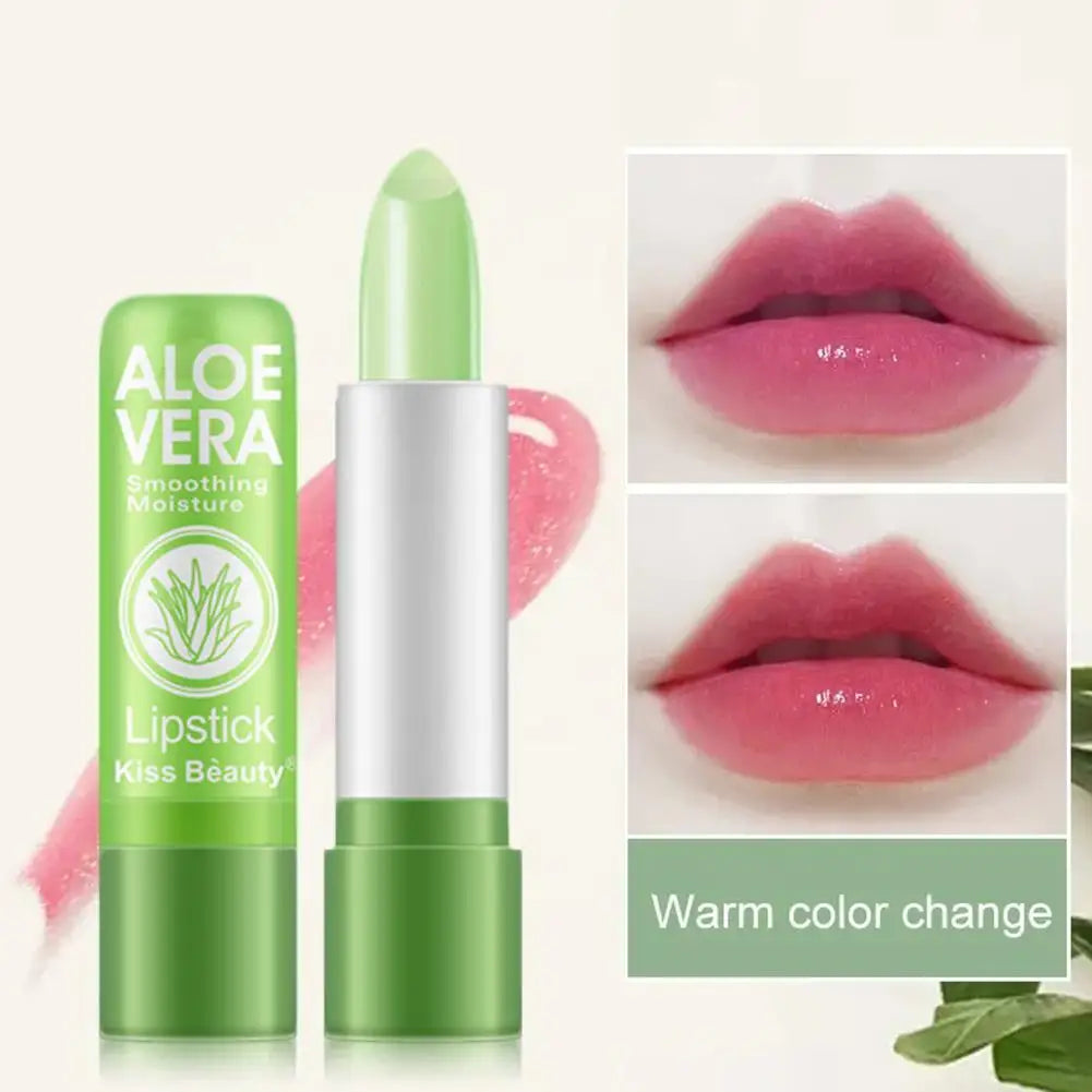 Aloe Vera Color-Changing Lipstick – Moisturizing Lip Balm Lip Care Peaceful Pleasures Health and Wellness