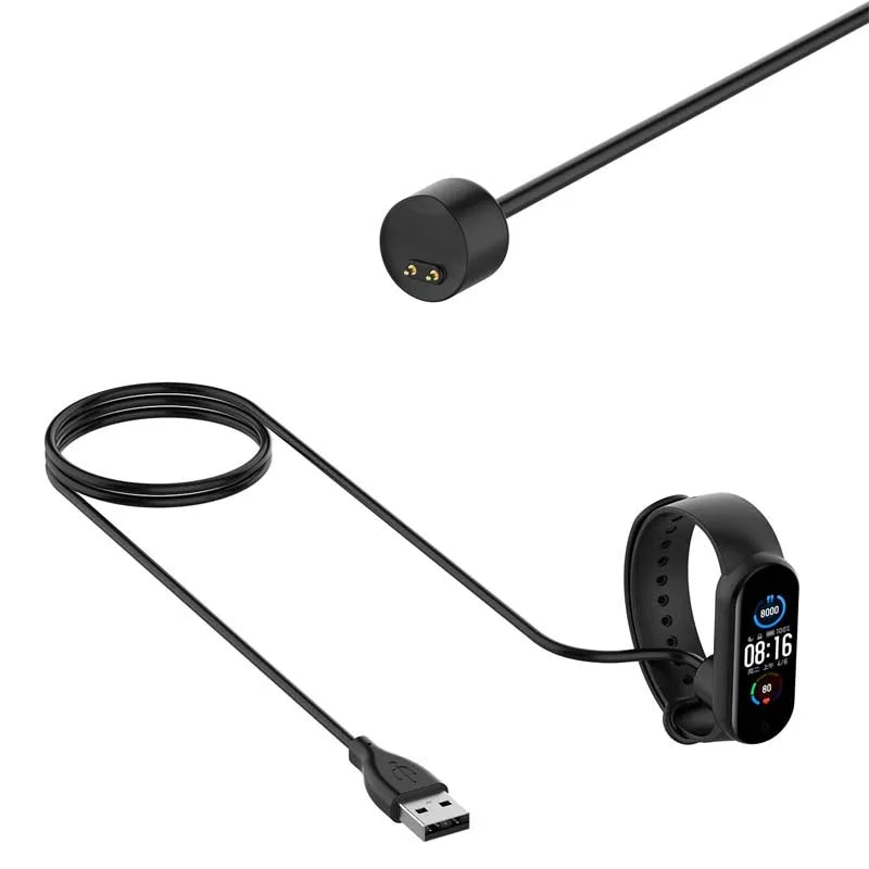 For Xiaomi Mi Band 5 6 7 Charger, Amazfit Band 5, USB Magnetic Charging Cable Replacement Charge 1.64ft / 50cm Peaceful Pleasures Health and Wellness