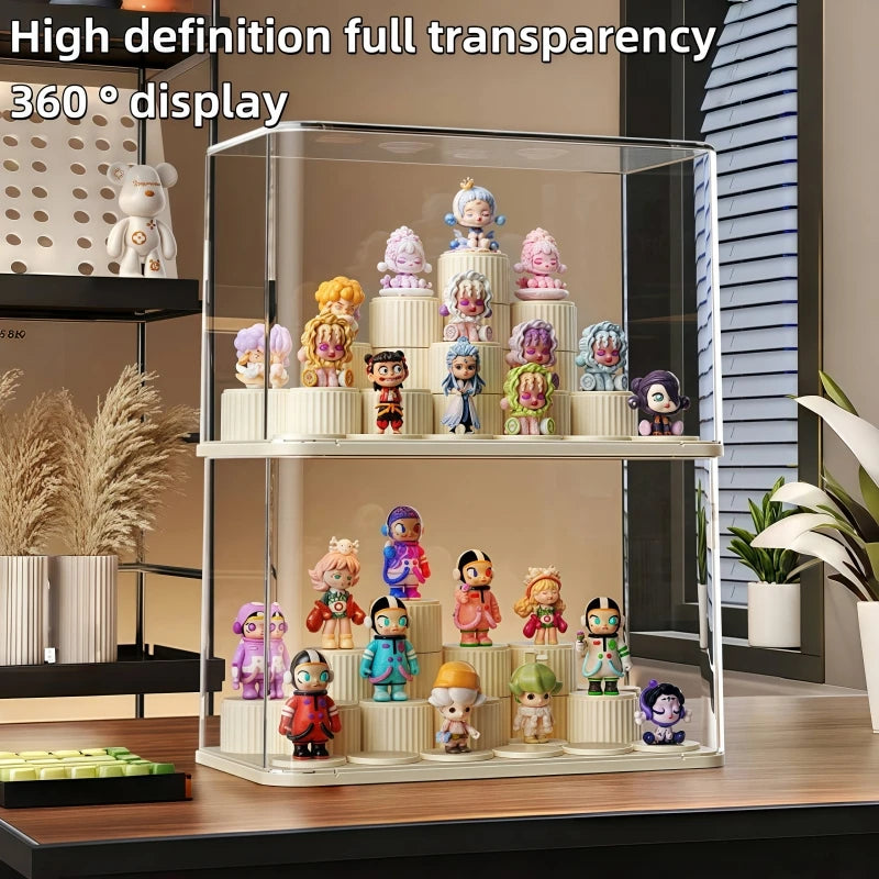 Transparent Acrylic Blind Box Display Rack – Dustproof Desktop