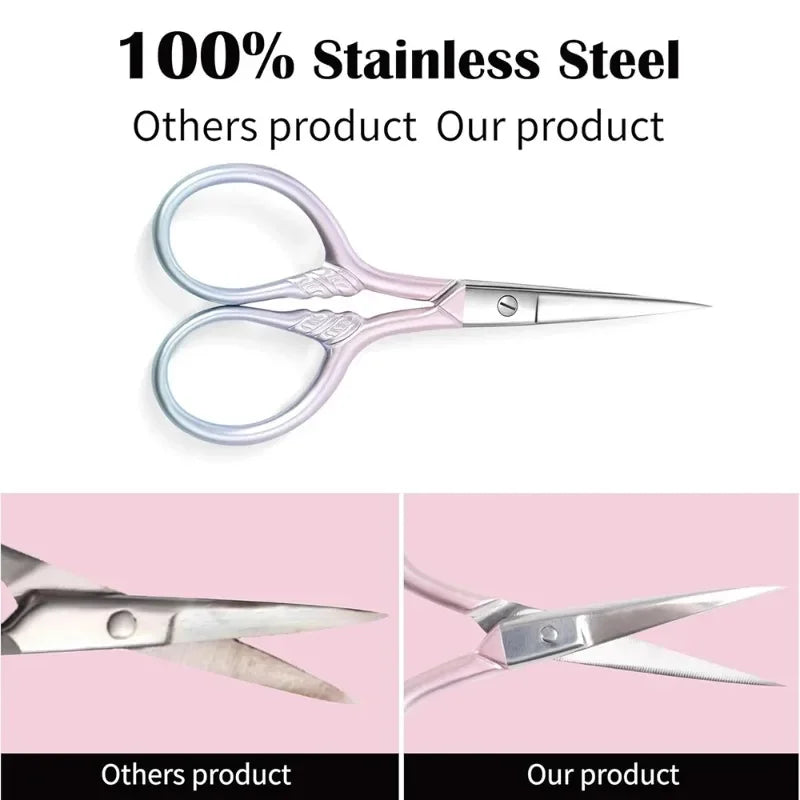 Stainless Steel Precision Scissors – Embroidery, Grooming & Craft