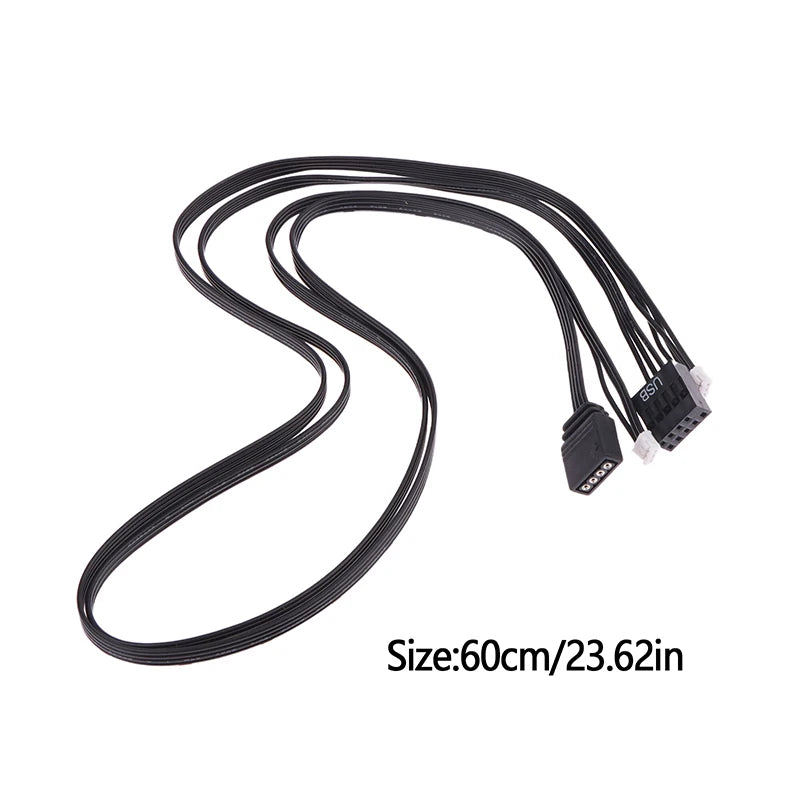 New 2PCS New AMD Ryzen Wraith Prism Wraith Max Fan RGB Light Motherboard Control Sync Cable Peaceful Pleasures Health and Wellness