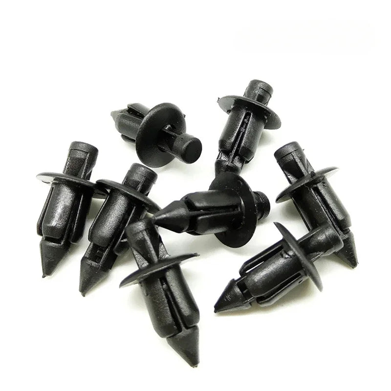 100 Pcs Plastic Bicycle Fairing Rivet Setting Panel Fastener Clips For Honda Fastener Clips For Honda Suzukii Kawasakii Peaceful Pleasures Health and Wellness