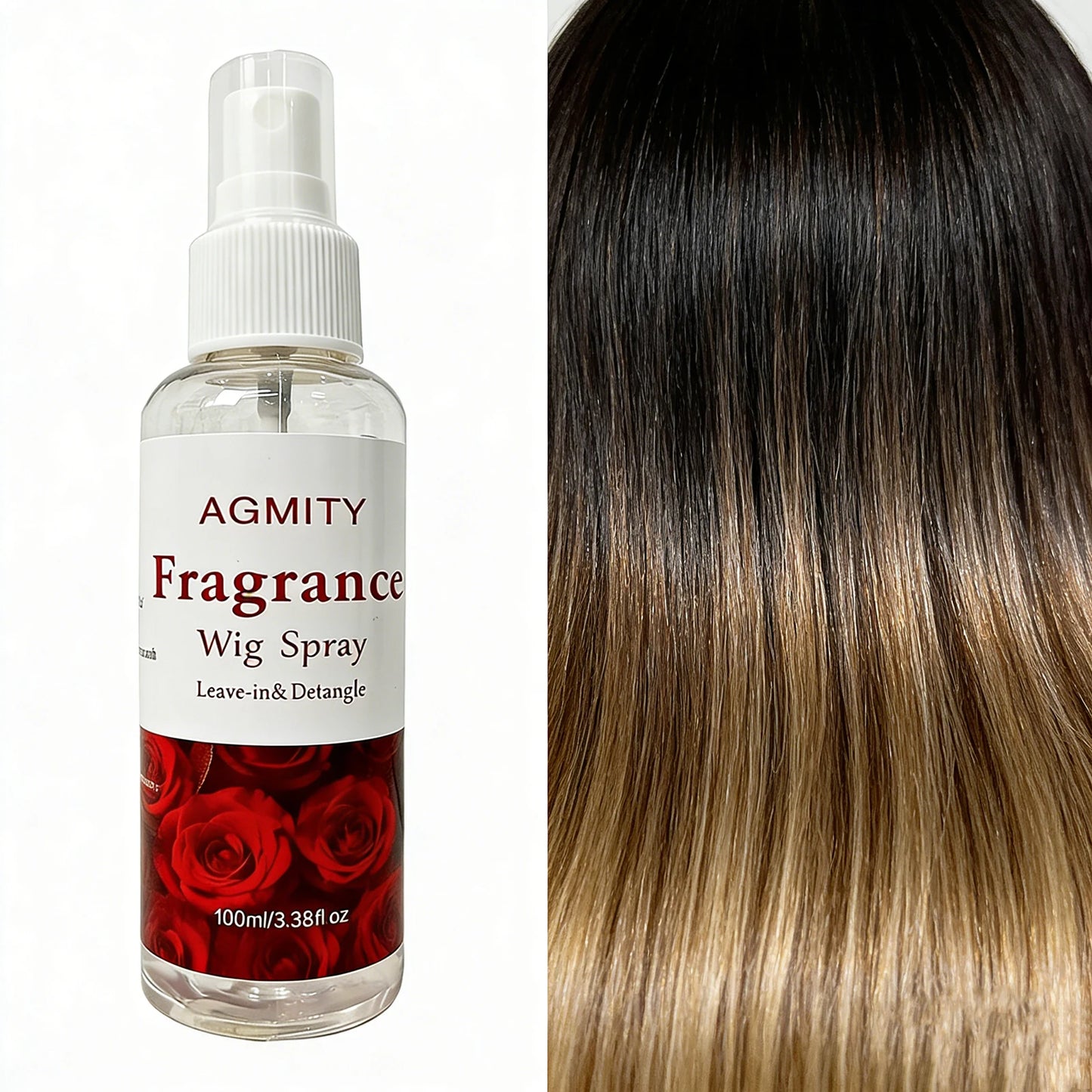Wig Detangler Spray – Moisturizing, Frizz Control & Fresh Scent