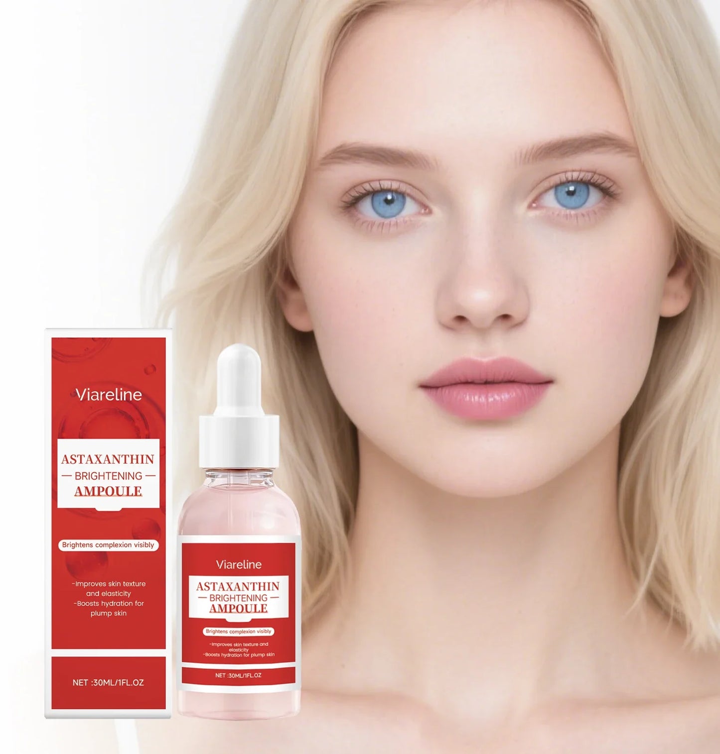 Astaxanthin Hydrating Face Serum – Firming & Brightening 30ml