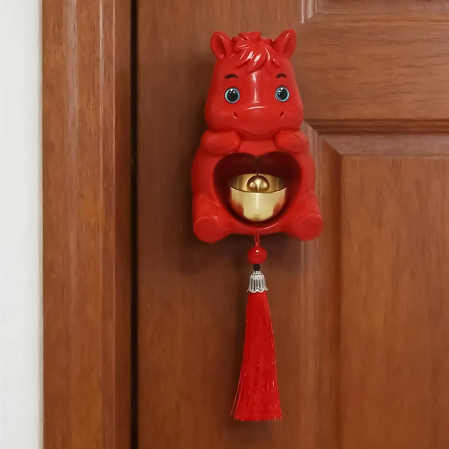 Shopkeepers Bell Magnetic Cute Horse Shape Doorbells Shopkeepers Door Opening Bell For Shop Home Office Cafe Garden Gate Bedroom Peaceful Pleasures Health and Wellness