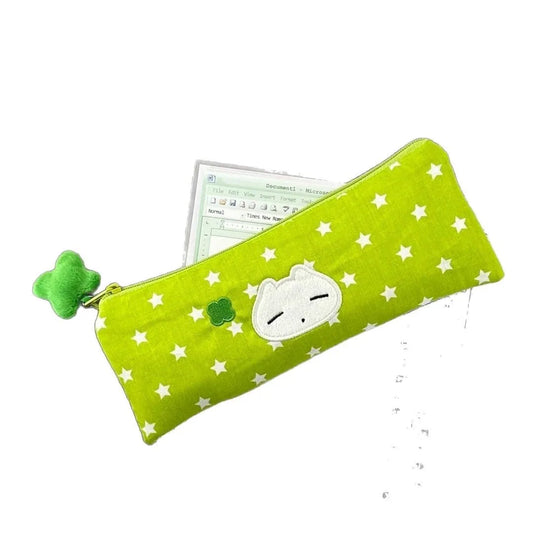 Cute Stars Pencil Case Mesh Multilayer Pencil Bag Multifunctional Large Capacity School Stationery Bag For Boys Girls Peaceful Pleasures Health and Wellness