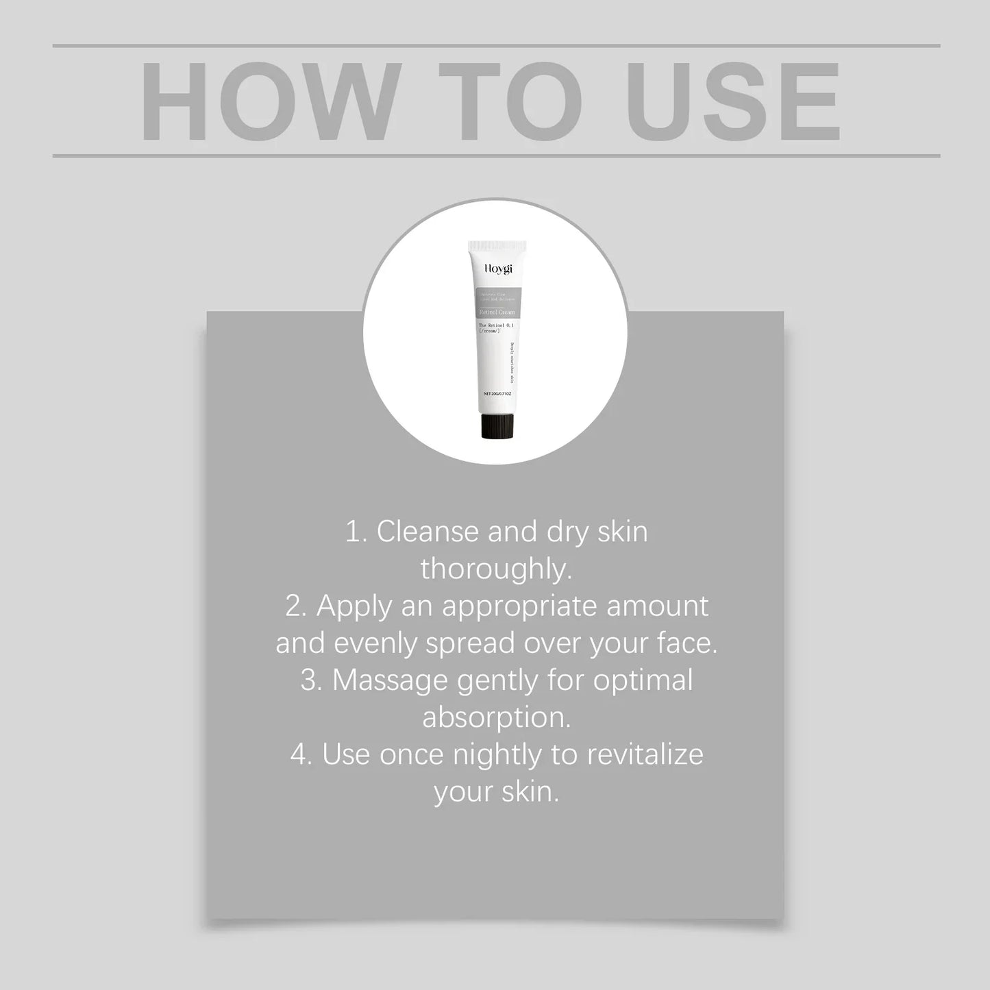 Hoygi Retinol Moisturizing Cream – Hydrate & Brighten Skin