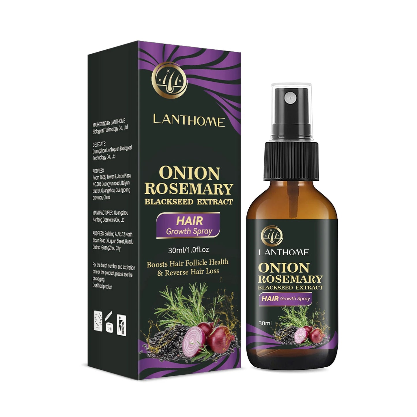 Rosemary Onion Hair Growth Shampoo 100ml | SAUVASINE