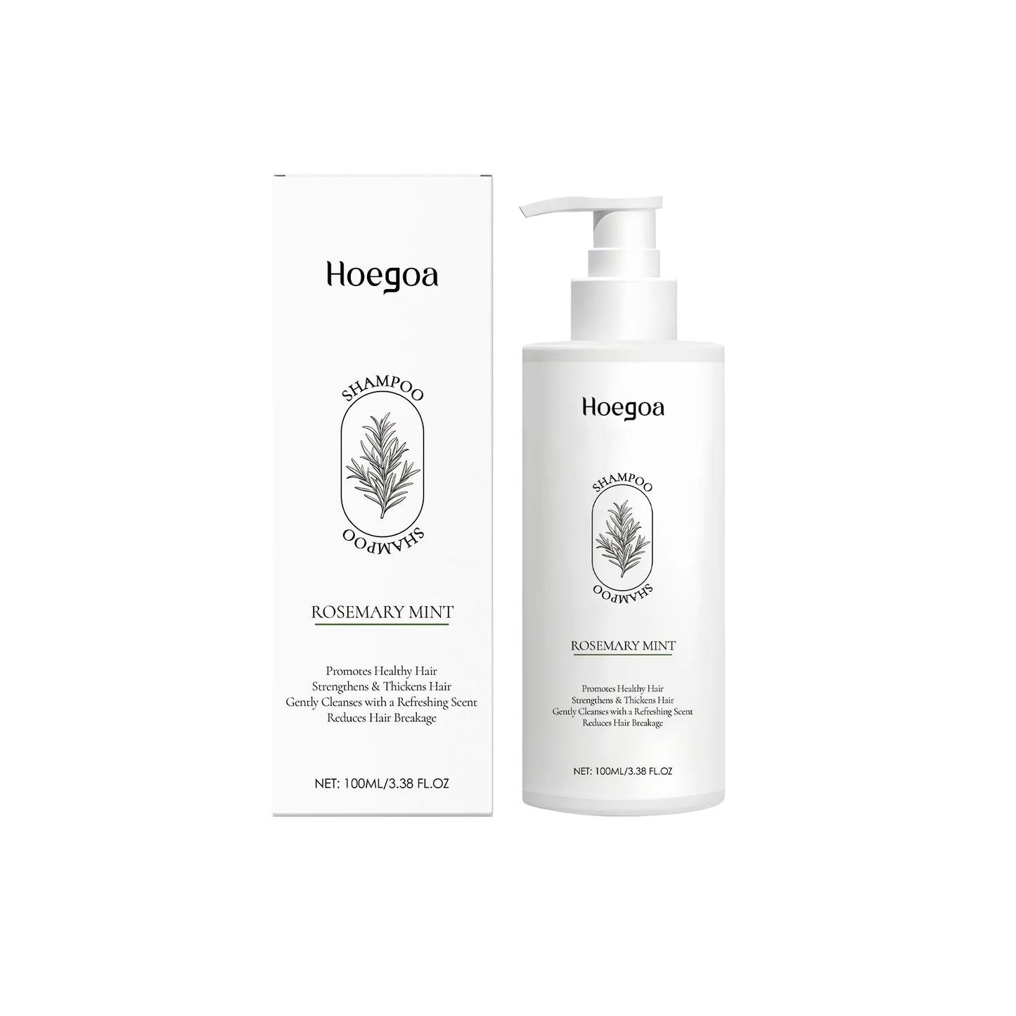 Rosemary Mint Shampoo Conditioner Anti-Hair Loss Hair Growth Scalp Cleansing Oil Control Anti Dandruff Nourishing Hair Shampoo Peaceful Pleasures Health and Wellness Shampoo