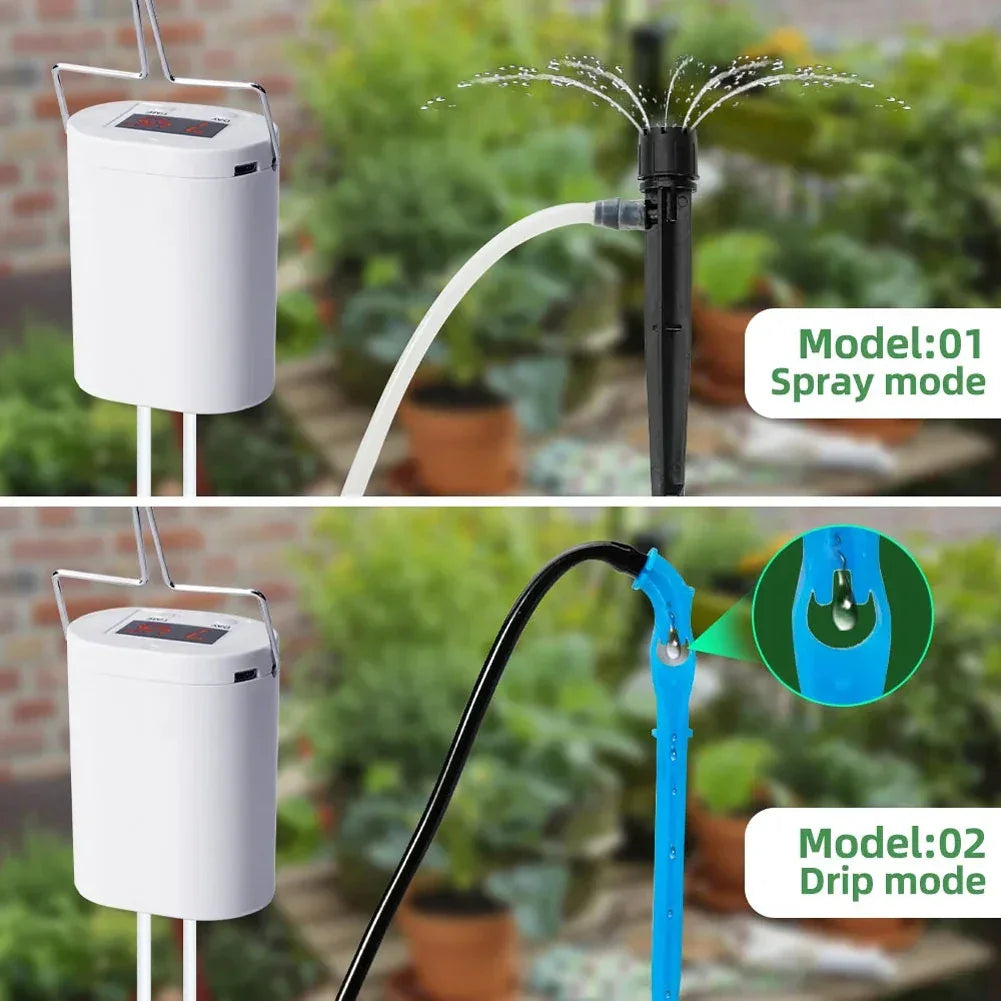 Automatic Plant Watering Pump with Timer – 2/8/16 Heads Peaceful Pleasures Health and Wellness