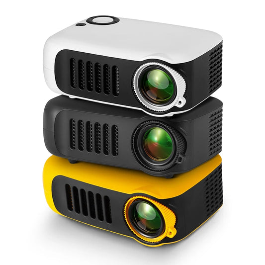 MINI Projector Portable 3D LED Video Projectors Home Cinema Theater Game Laser Beamer Smart TV BOX 1080P 4K Via HD Port A2000 Peaceful Pleasures Health and Wellness