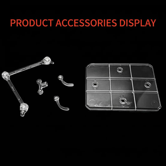 Acrylic Clear Action Figure Display Stand | Adjustable Clip Base Figure Display Stand Oasis Select
