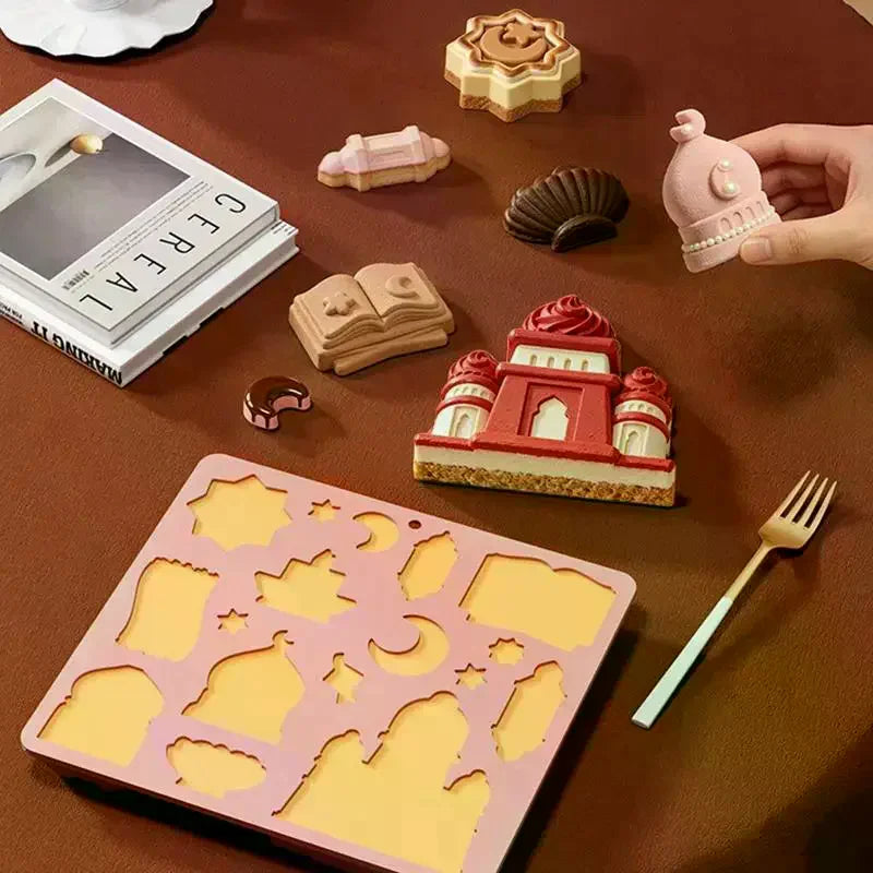 3D Castle Silicone Baking Mold – Non-Stick Chocolate & Mousse
