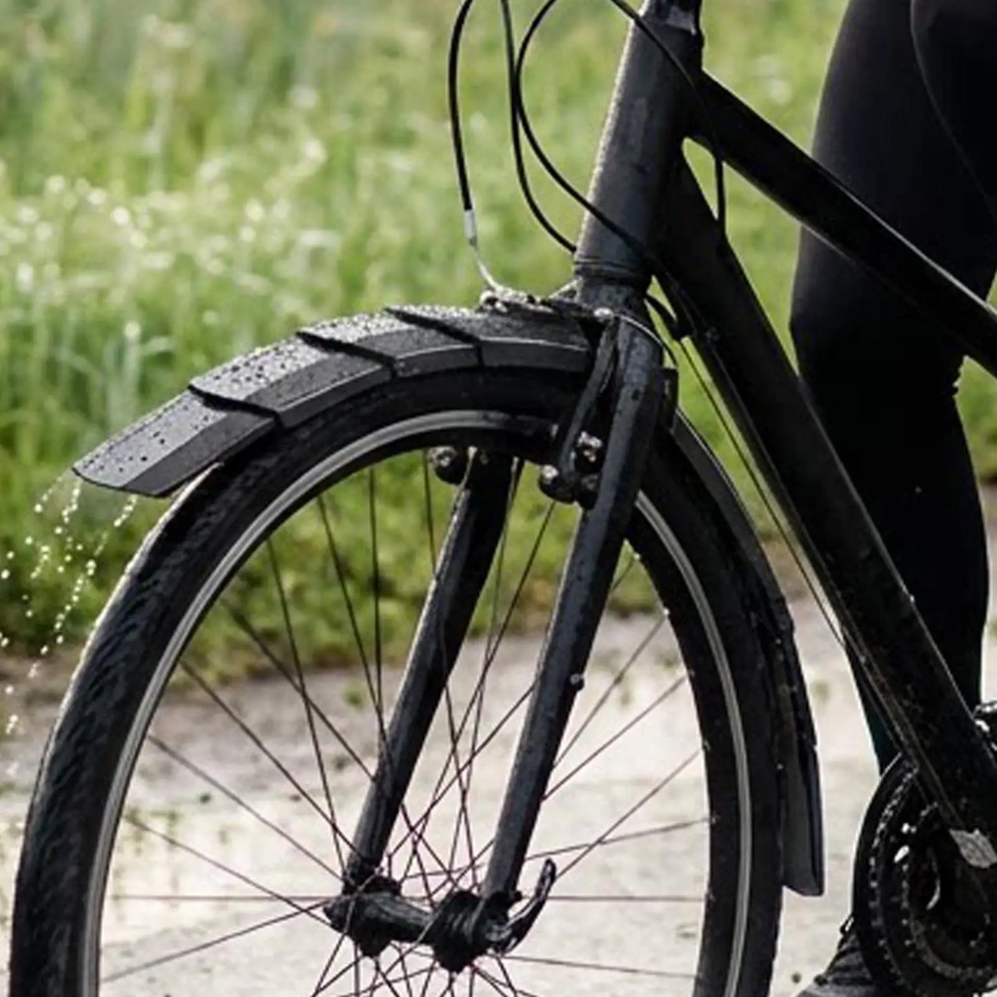 Quick Release Extendable Bicycle Mudguard Front Rear Bike Fenders For Mountain Road Bike Urban Commuting Travel Peaceful Pleasures Health and Wellness