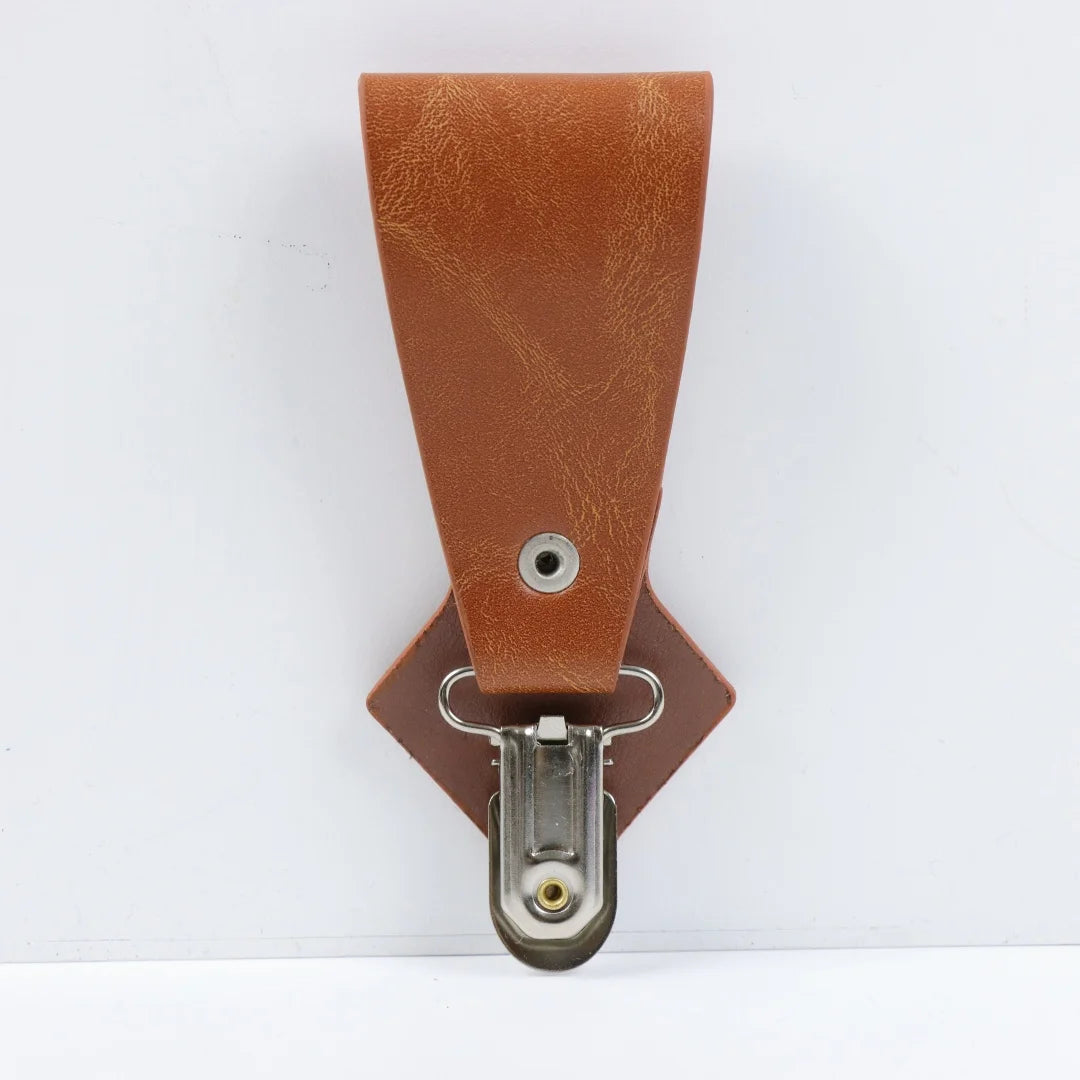 UYEE Belt Vintage Rhombus Leather Waist Accessory Skirt Lift Clip