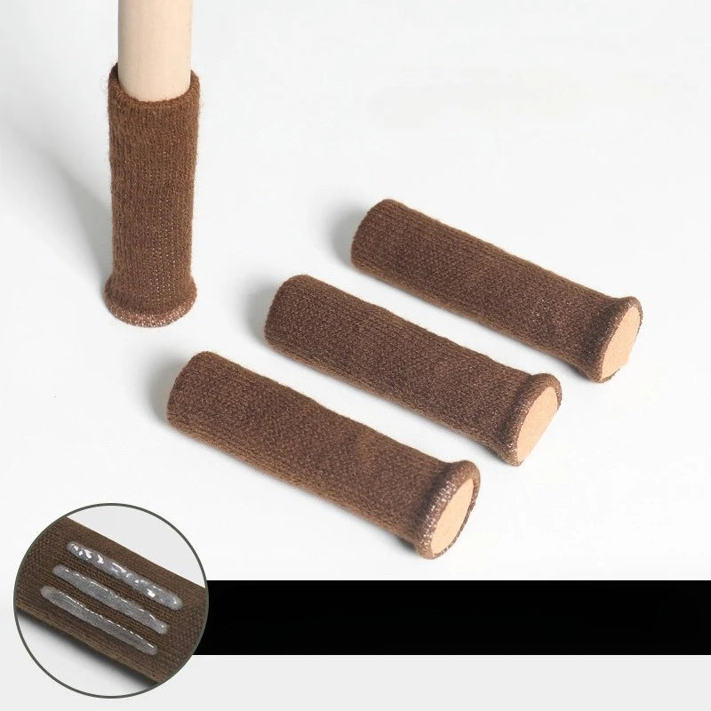 4-Pack Furniture Leg Socks | Non-Slip Floor Protectors