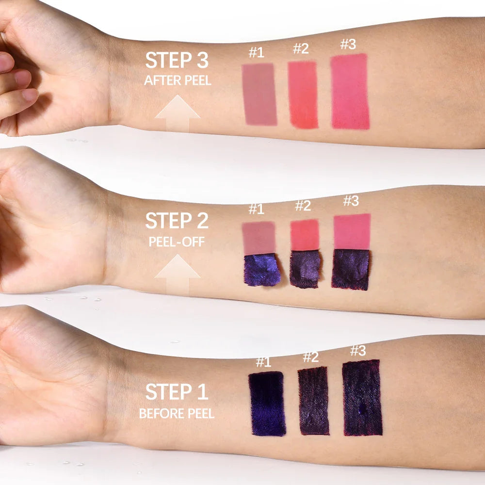 Lakerain Peel Off Lip Stain | Waterproof Long-Lasting Lip Tint Peel Off Lip Stain Oasis Select