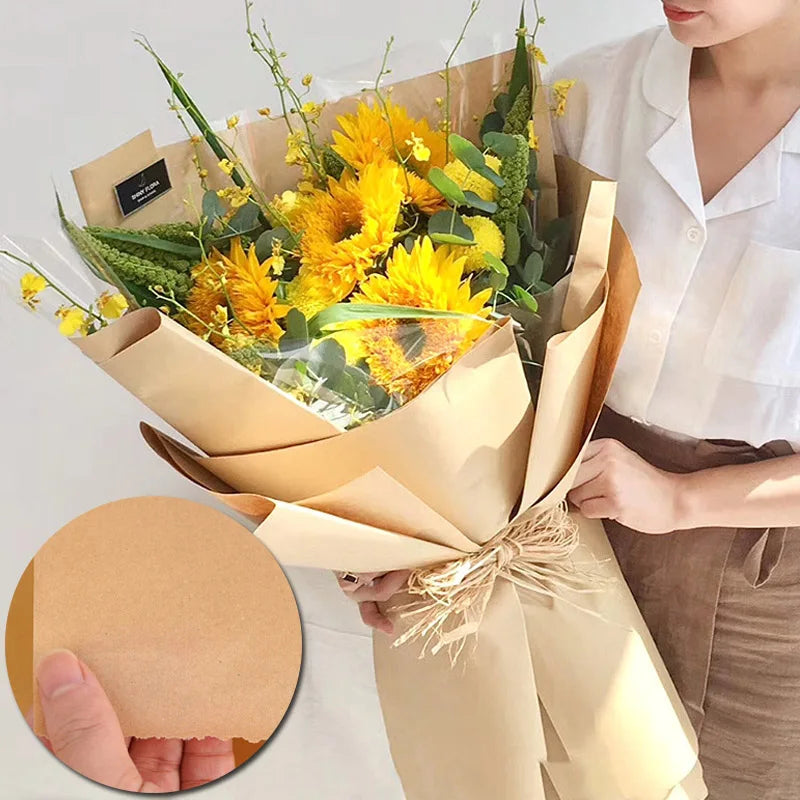 Brown Kraft Paper Roll 45CM×1000CM | Gift, Flowers & Art Crafts