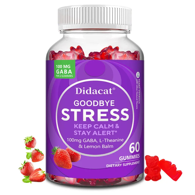 L-Theanine & GABA Gummies – Sleep, Stress & Mood Relief