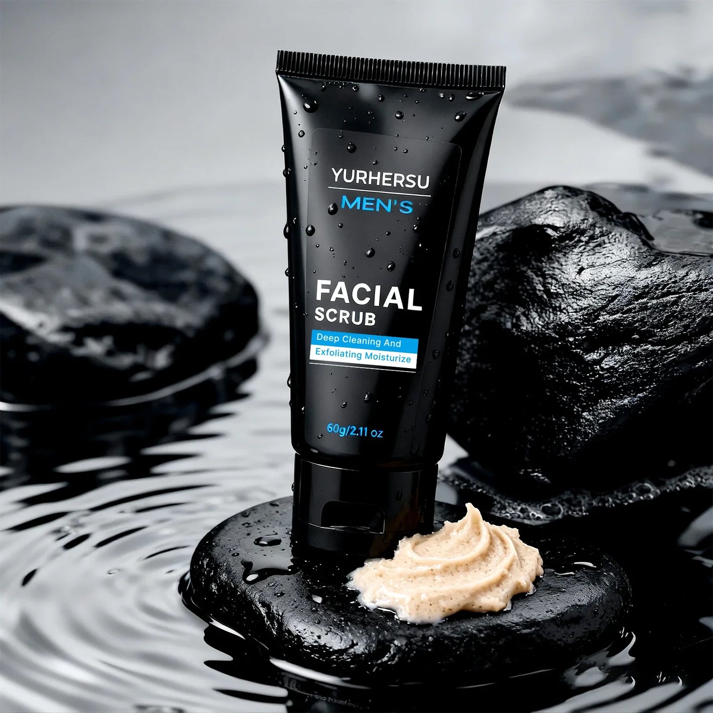 YURHERSU Men's Oil Control Exfoliating Face Scrub 60g