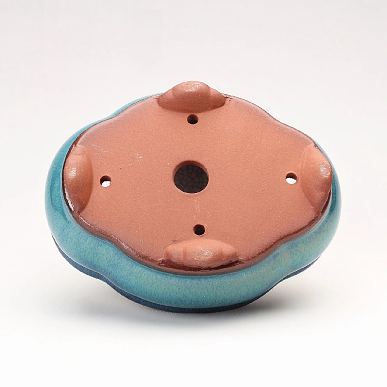Ceramic Garden Planter Pots Elegant Breathable Rough Pottery Bonsai Pots for Living Room Bedroom Study Pots Peaceful Pleasures Health and Wellness