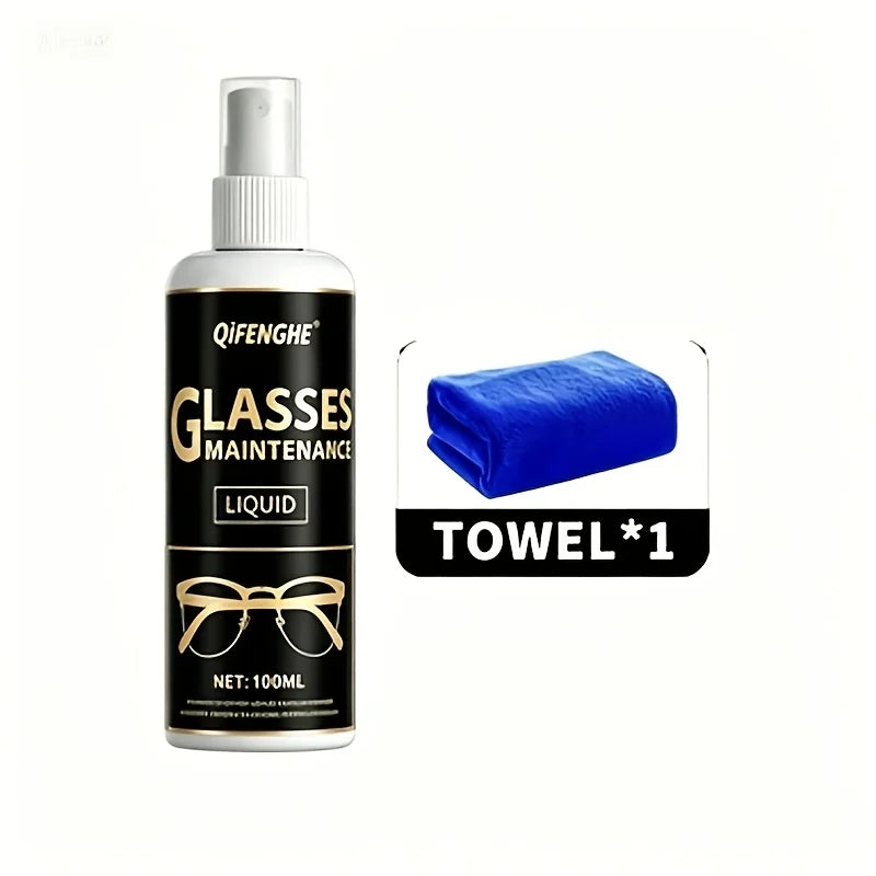 QiFENGHE Eyeglass Cleaner Spray 3.38oz – Lens & Screen Cleaner