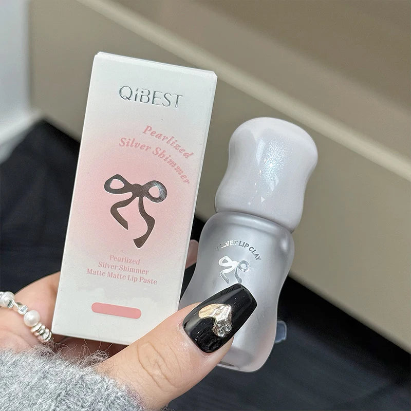 QIBEST Nude Lipstick Matte Cream Texture Lip Lacquer No Stain Cup Lip Mud Waterproof Liquid Lipstick Lasting Cosmetics Lip Tint Peaceful Pleasures Health and Wellness