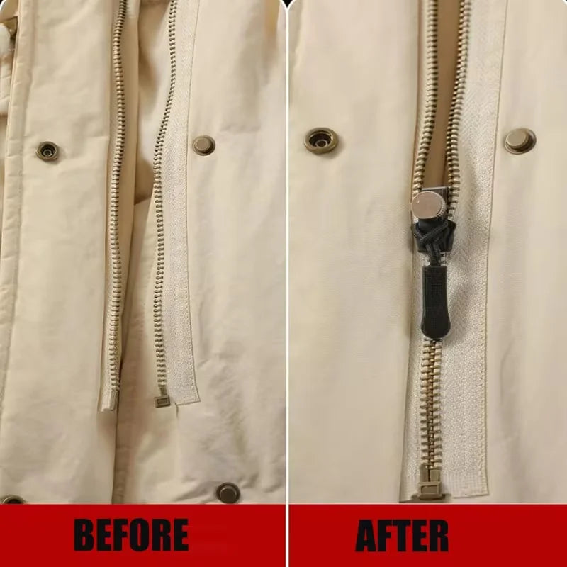 Universal Zipper Repair Quick Instant Detachable Head Replacement