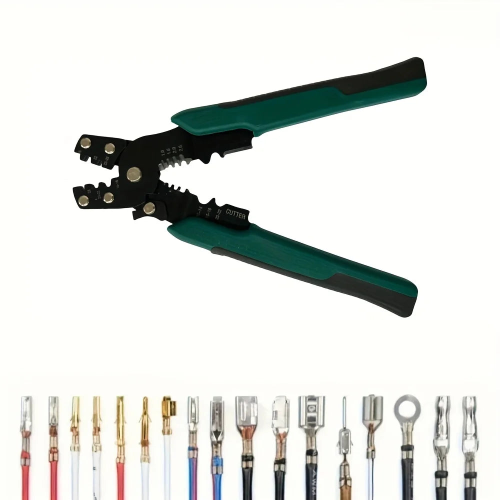 Crimp Terminal Pliers Set – U/O Electrical Wire Connectors Kit Peaceful Pleasures Health and Wellness