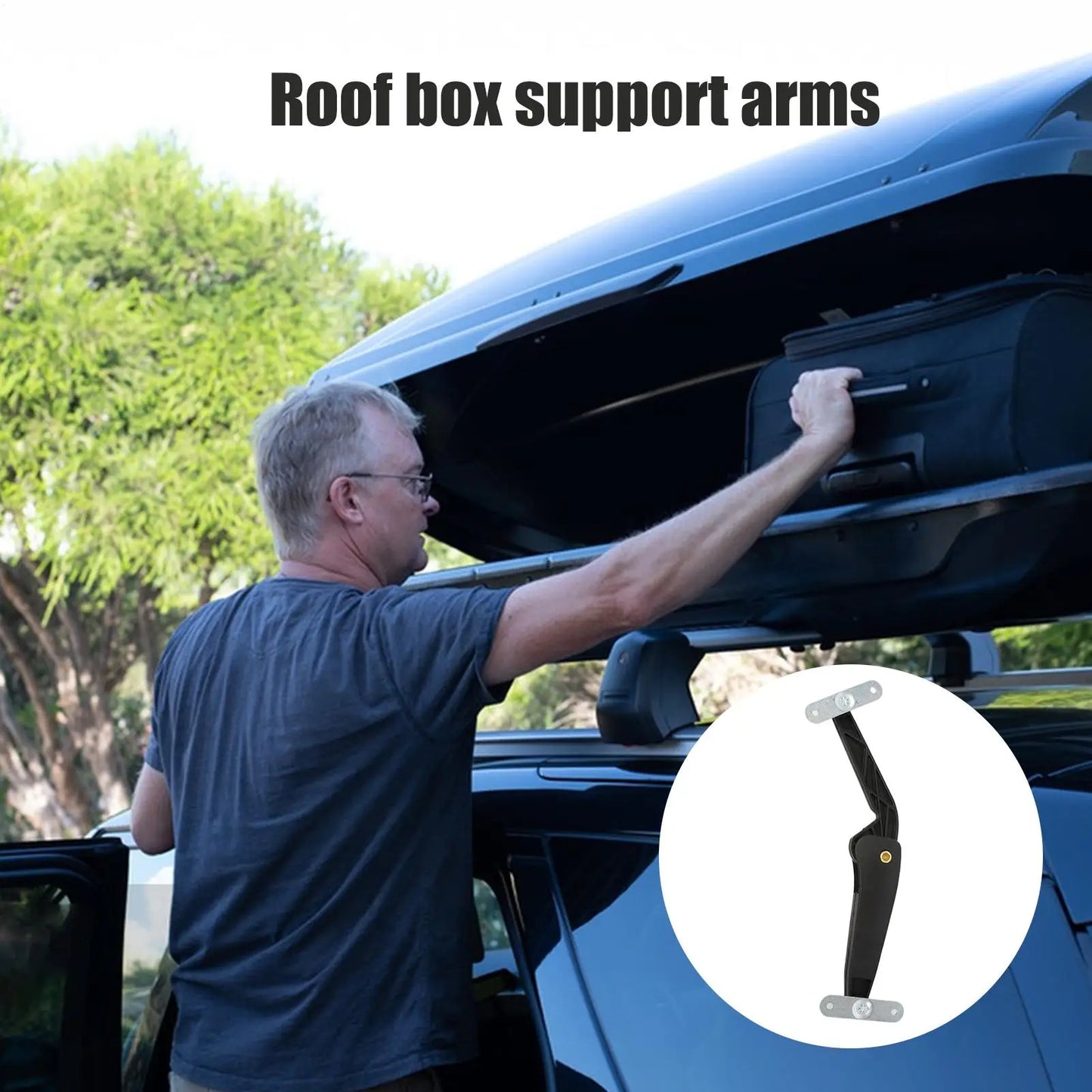 Car Roof Box Lid Support Arm | Spring Shock Absorber Bracket