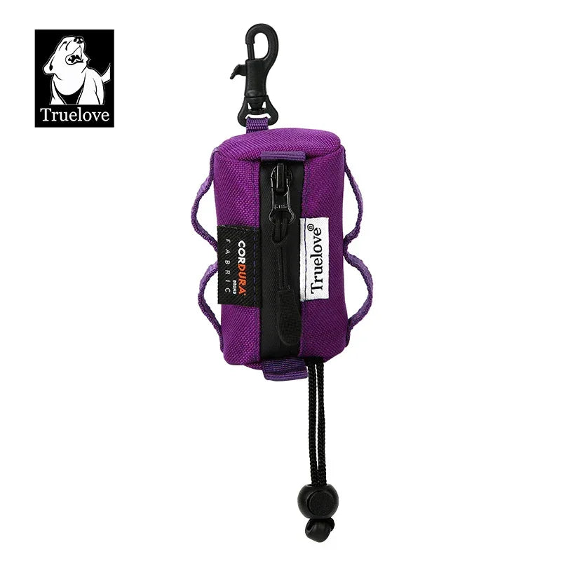 Truelove Pet Dog Adjustable Small Bag Dispenser Canine Poop Bag Holder with Carabiner Suitable for All Dog Leashes Walk TLB2012 Peaceful Pleasures Health and Wellness Purple Free China Mainland