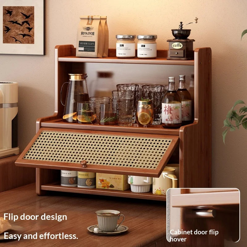 Space Saving Multifunctional Countertop Spice Rack Dustproof Kitchen Organizer Shelf For Home Bathroom Cabinet Storage Peaceful Pleasures Health and Wellness