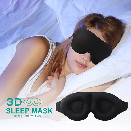 3D Memory Foam Sleep Mask – Light Blocking Eye Cover Sleep Eye Mask Peaceful Pleasures Health and Wellness
