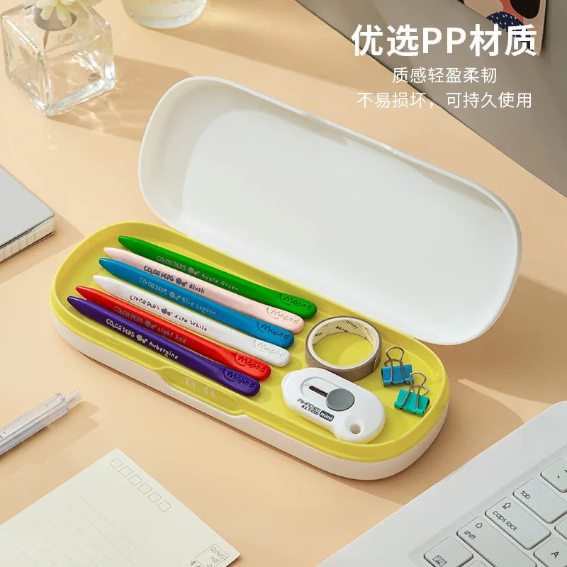 Bview Art Student Pencil Case Children's Simple Ins Lovely Large