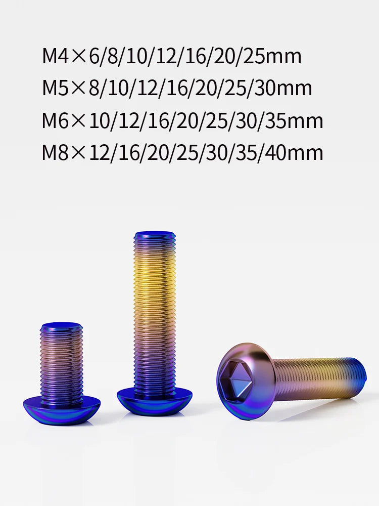 ISO7380 Stainless Steel Button Head Hex Socket Screws M4 M5 M6 M8
