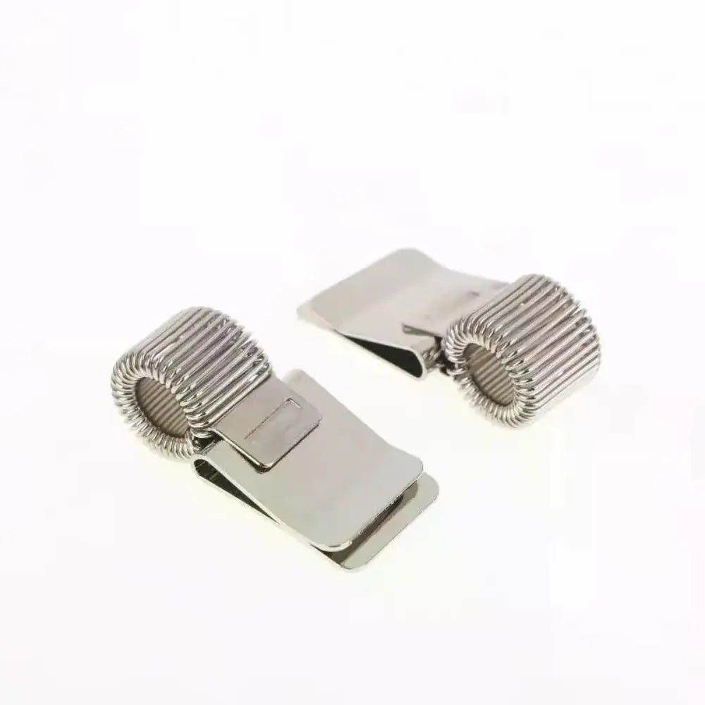 Creative Metal Pen Clip Heavy-Duty Retro Spring Pen Clip Minimalist Telescopic Spring Notebook Pen Holder Office Supplies Peaceful Pleasures Health and Wellness