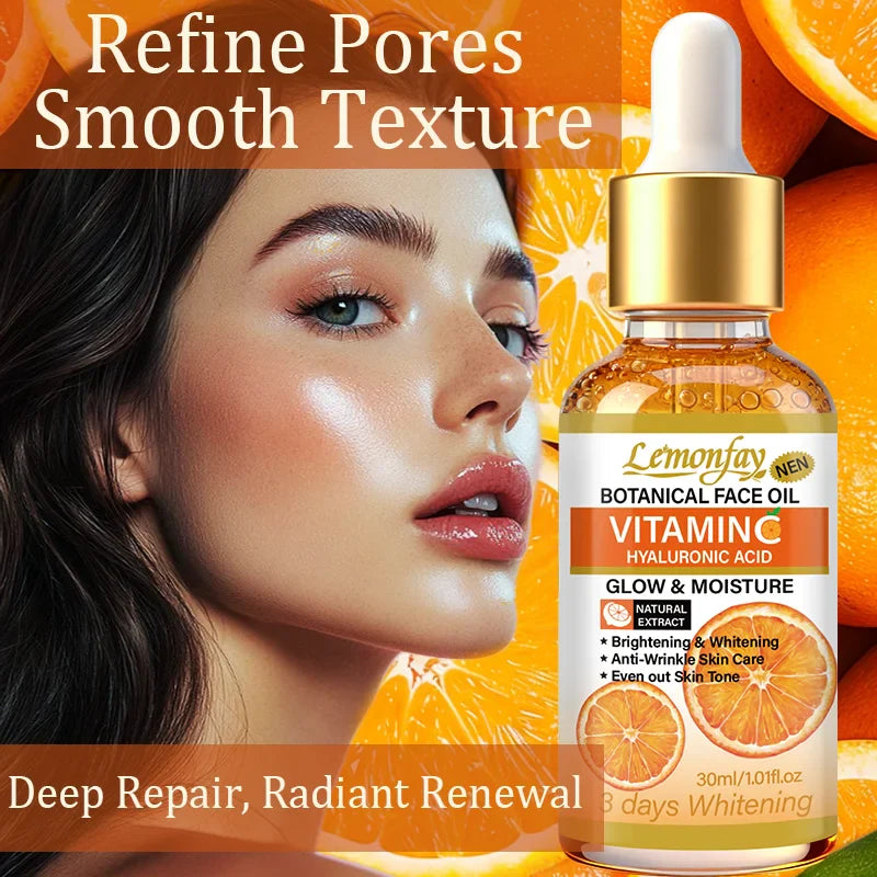 Lemonfay Vitamin C Face Oil & Hyaluronic Acid Brightening Serum
