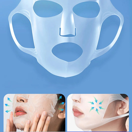 Silicone Face Mask Cover – Reusable Sheet Mask Holder Sheet Mask Holder Oasis Select