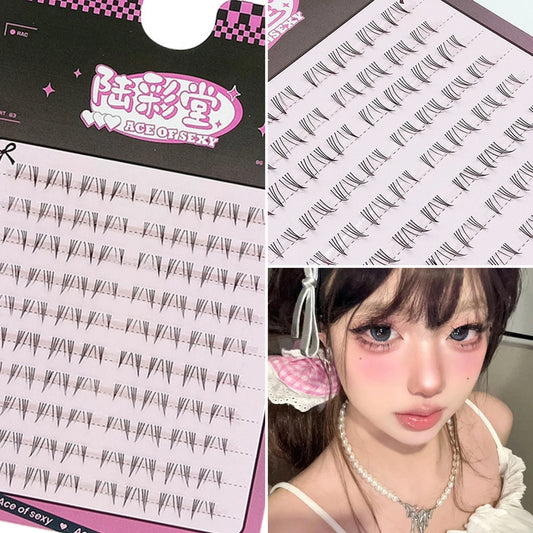 6-7mm Air Lower Eyelashes Fairy Fake Lashes Segmented Natural Under Lashes Manga Bottom Lashes Makeup Eyelash Makeup Tool Peaceful Pleasures Health and Wellness