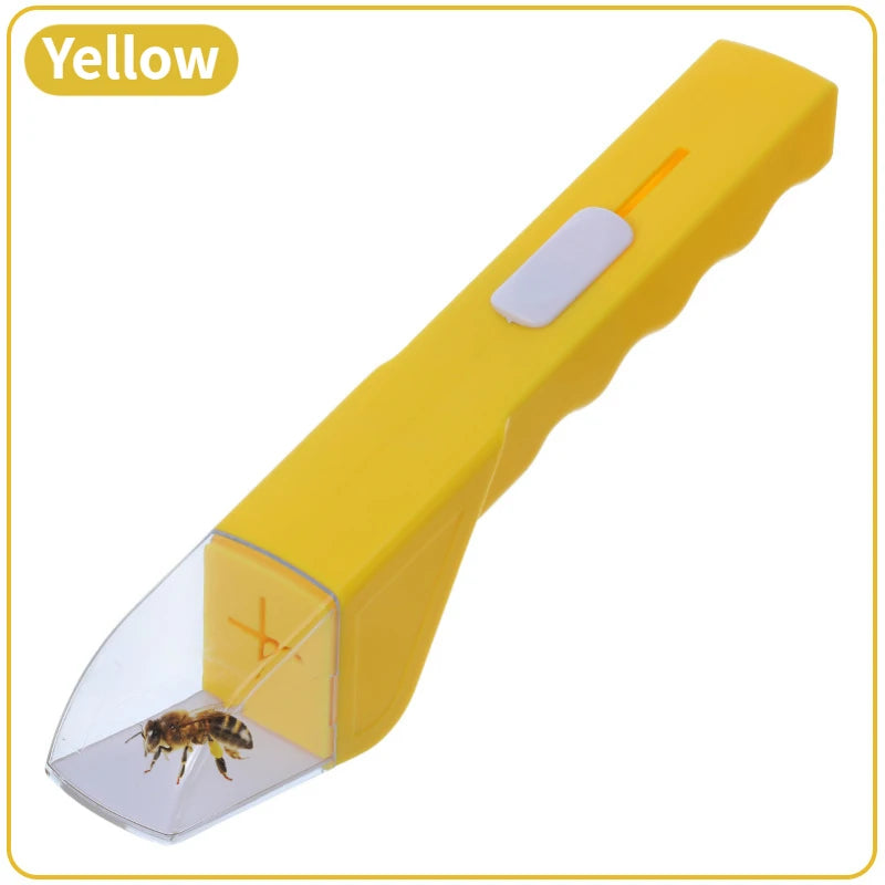 1PC Handheld Insect Catcher Bug Gripper Safe Spider Wasp Bee Catch Tool Household Garden Outdoor Portable Pest Capture Supplies Peaceful Pleasures Health and Wellness YELLOW